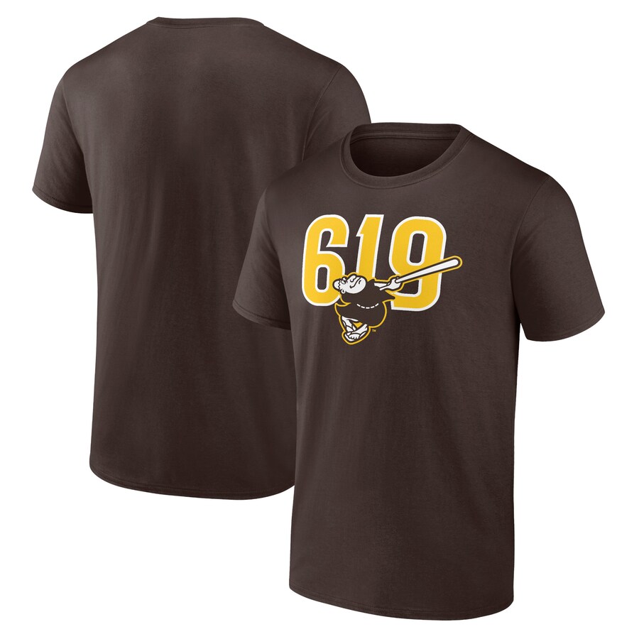 Men's San Diego Padres Brown 619 Beisbol T-Shirt - Puhuasuan