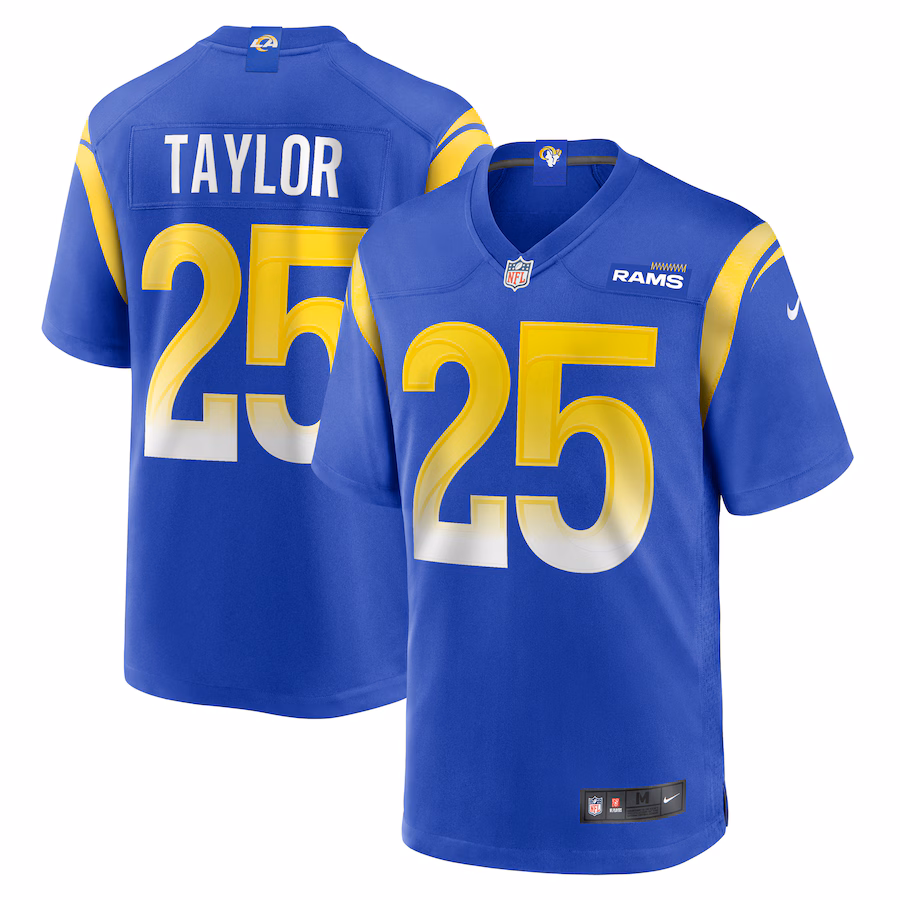 Men's Los Angeles Rams Jason Taylor Nike  Royal Team Game Jersey - Puhuasuan