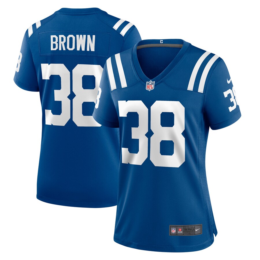 Women's Indianapolis Colts Tony Brown Nike Royal Player Game Jersey - Puhuasuan