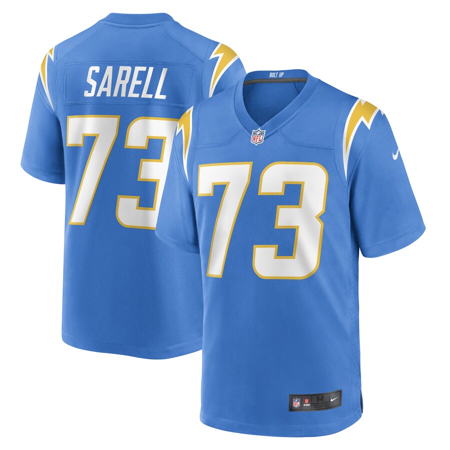 Men's Los Angeles Chargers Foster Sarell Nike Powder Blue Game Player Jersey - Puhuasuan