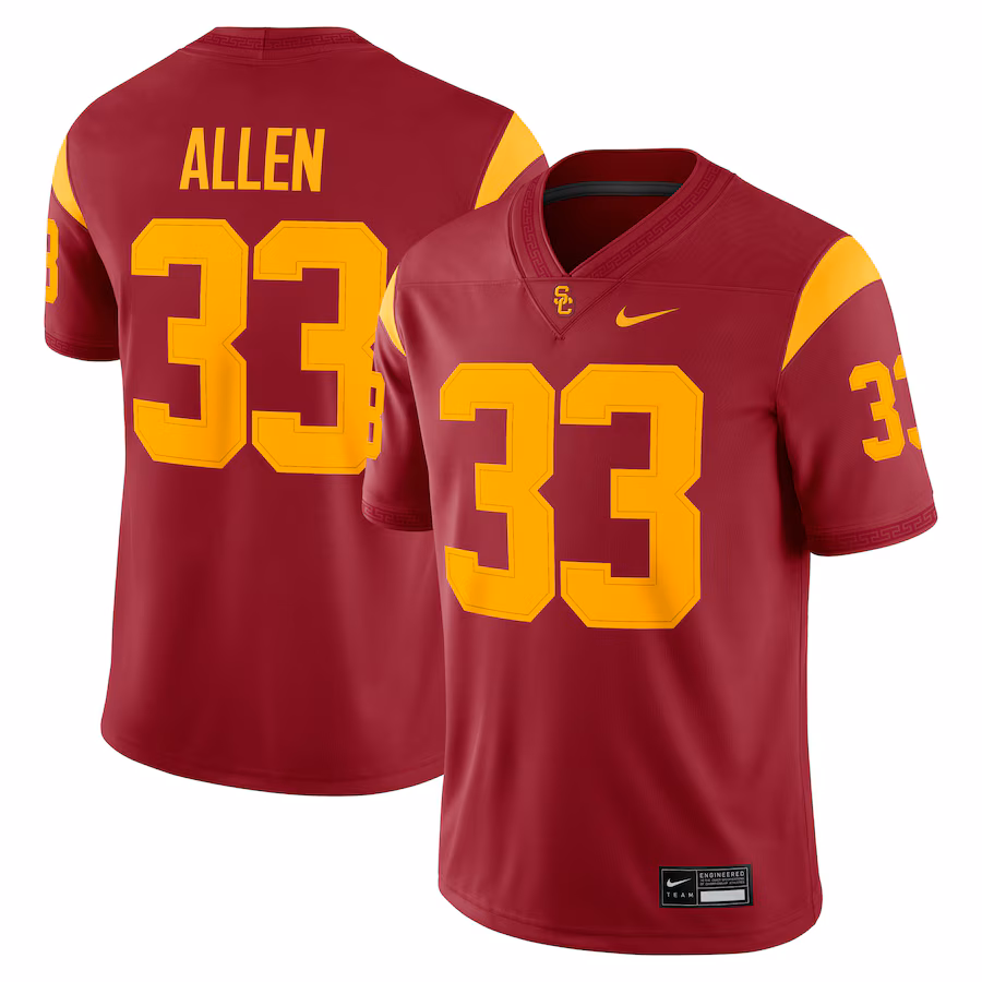 Men's Nike Marcus Allen Cardinal USC Trojans Alumni Game Jersey - Puhuasuan