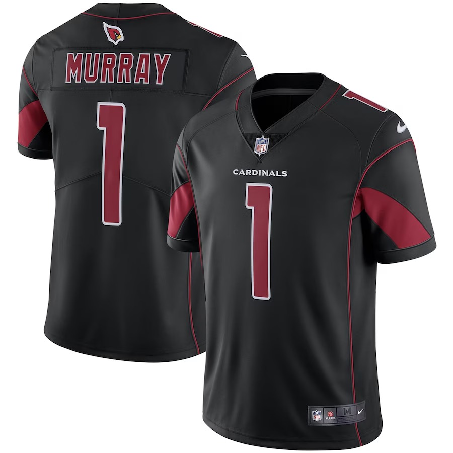Men's Arizona Cardinals Kyler Murray Nike Black Color Rush Vapor Limited Jersey - Puhuasuan