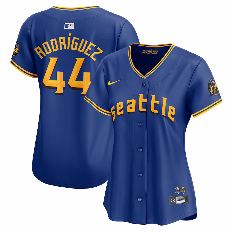 Women's Seattle Mariners Julio Rodríguez Nike Royal City Connect Limited Player Jersey - Puhuasuan