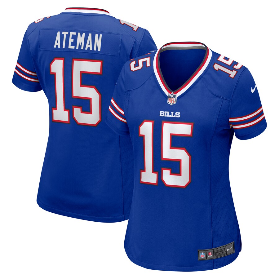 Women's Buffalo Bills Marcell Ateman Nike Royal Team Game Jersey - Puhuasuan