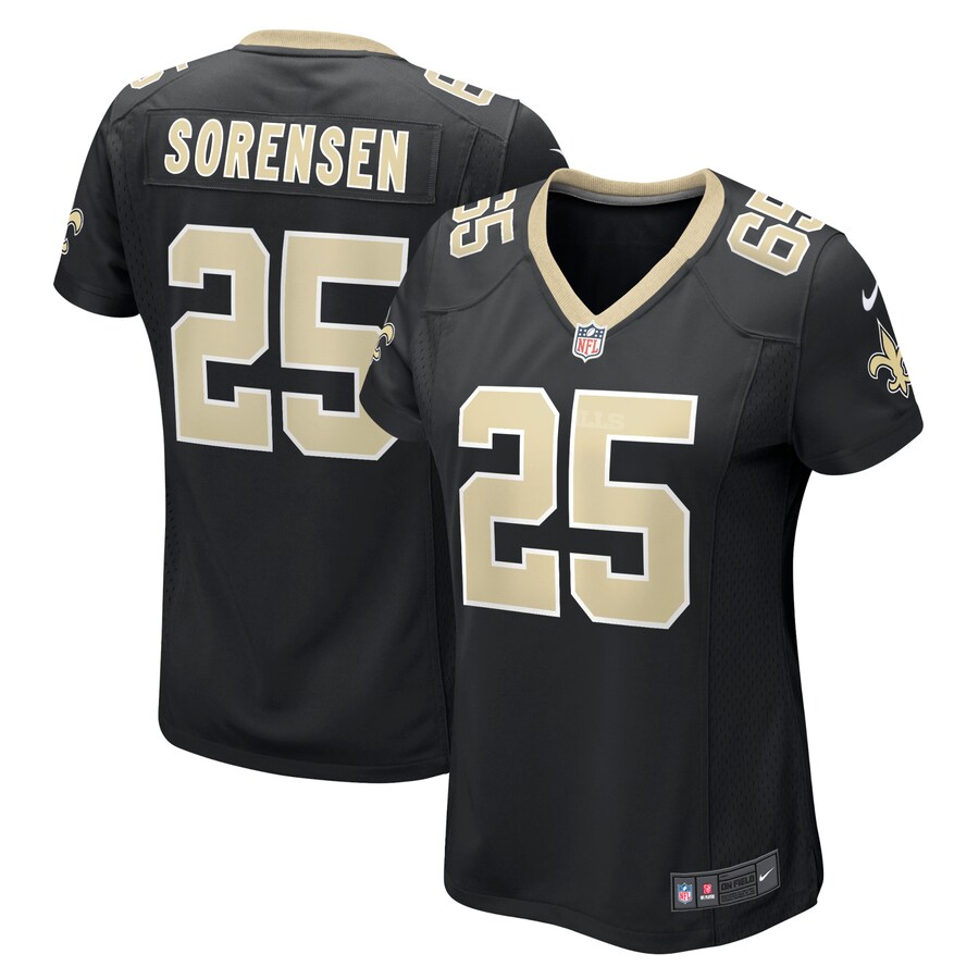 Men's New Orleans Saints Daniel Sorensen Nike Black Player Game Jersey - Puhuasuan