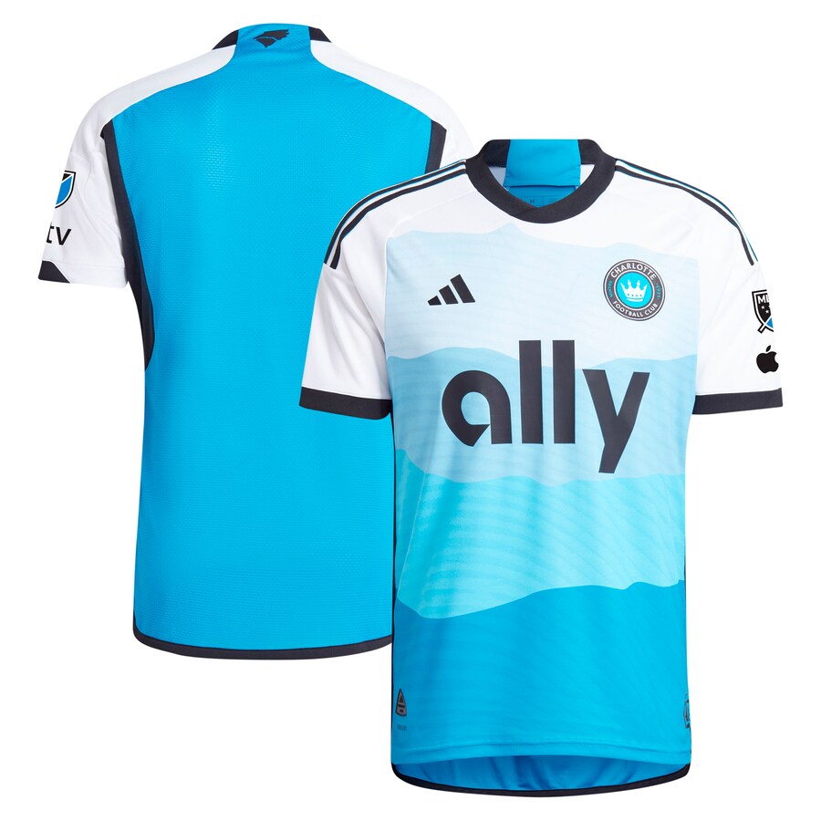 Men's Charlotte FC  adidas Blue 2024 The Carolina Kit: Explore Authentic Jersey - Puhuasuan