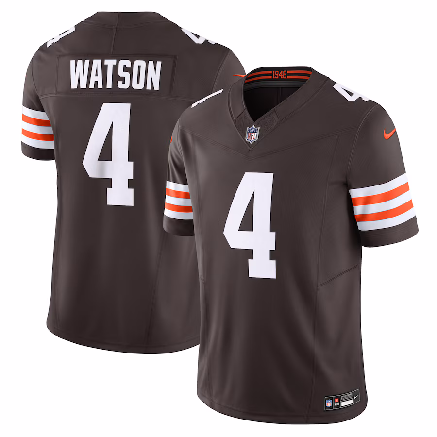 Men's Cleveland Browns Deshaun Watson Nike Brown Vapor F.U.S.E. Limited Jersey - Puhuasuan