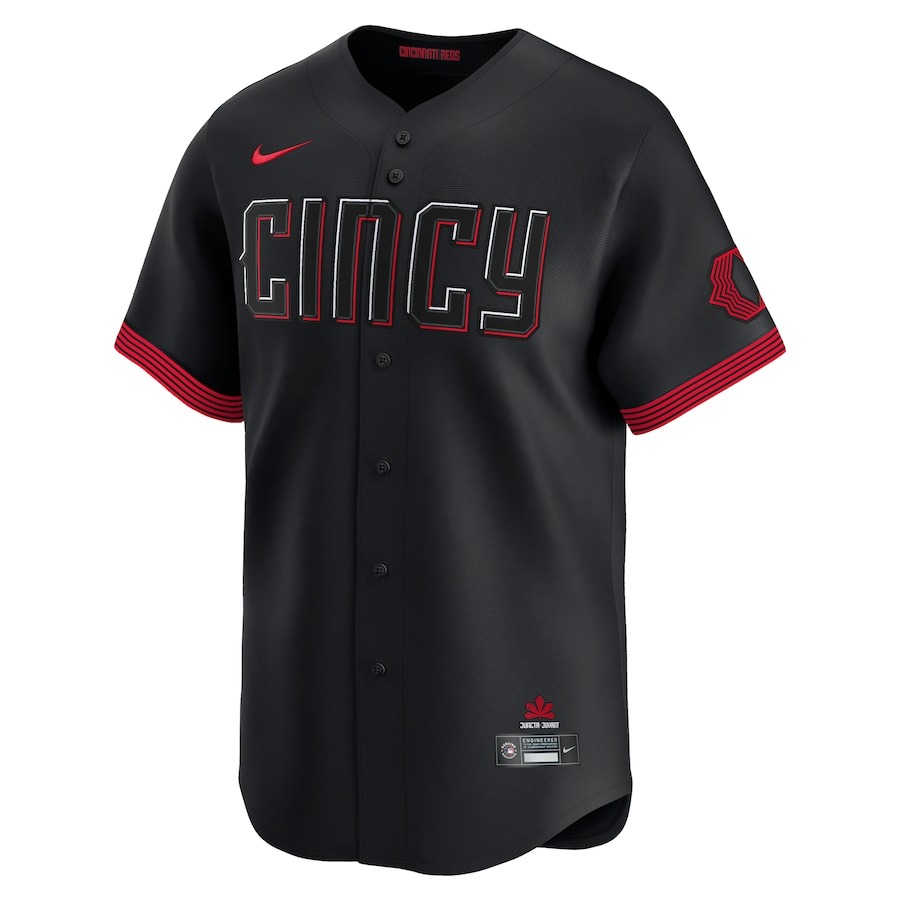 Men's Cincinnati Reds Ken Griffey Jr. Nike Black City Connect Limited Player Jersey - Puhuasuan