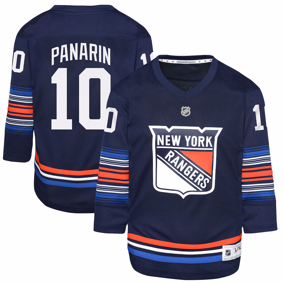 Youth New York Rangers Artemi Panarin Navy Alternate Replica Player Jersey - Puhuasuan