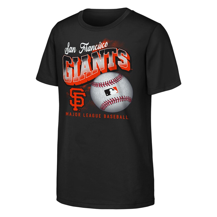 Youth San Francisco Giants Black Outta Here T-Shirt - Puhuasuan