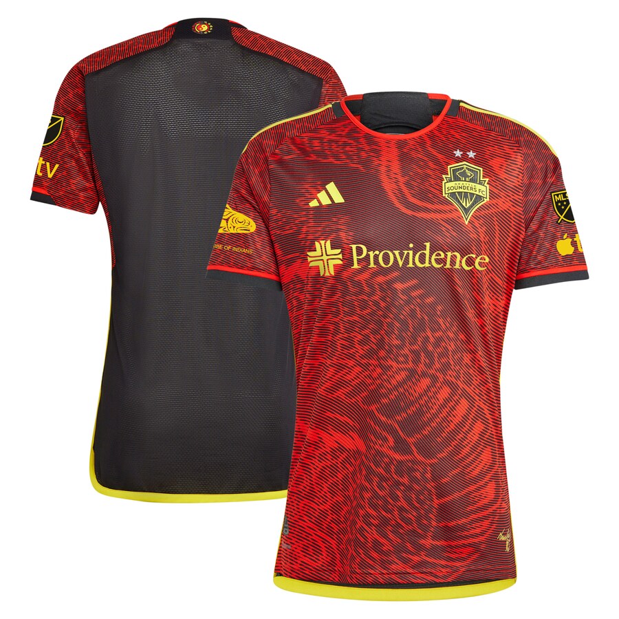 Men's Seattle Sounders FC adidas Red 2023 The Bruce Lee Kit Authentic Jersey - Puhuasuan