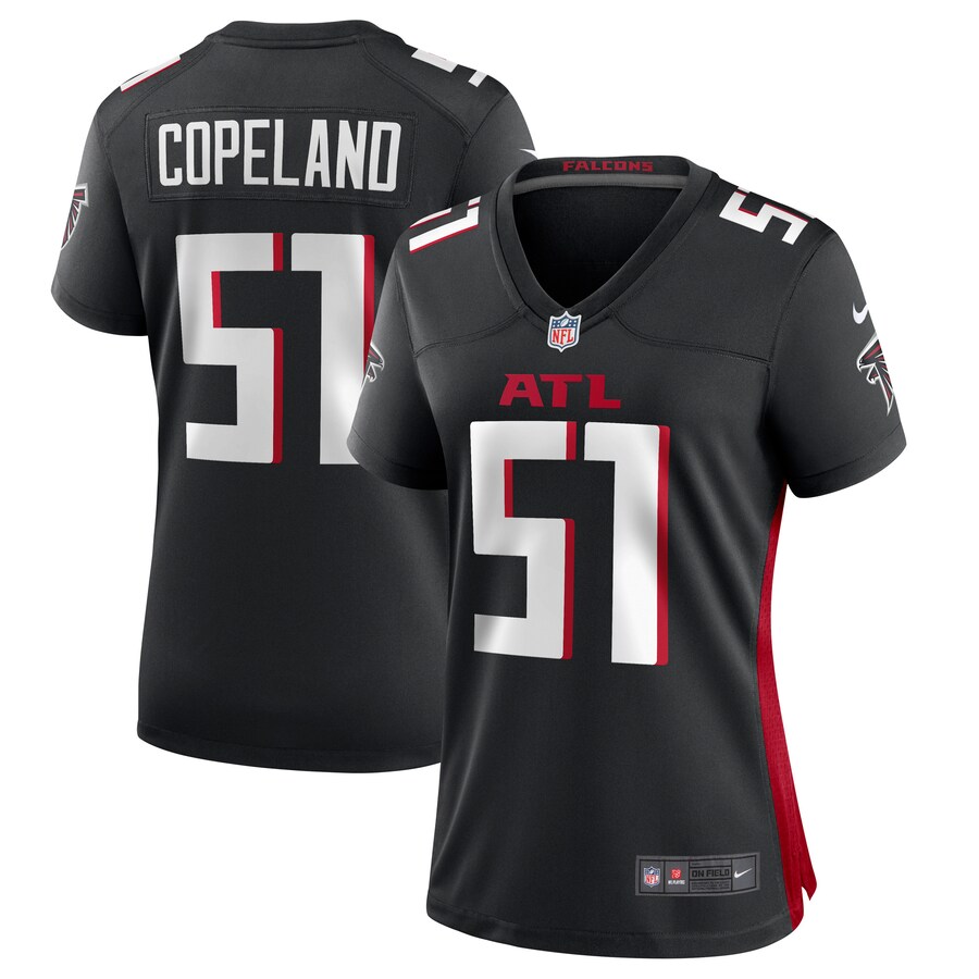 Women's Atlanta Falcons Brandon Copeland Nike Black Game Player Jersey - Puhuasuan