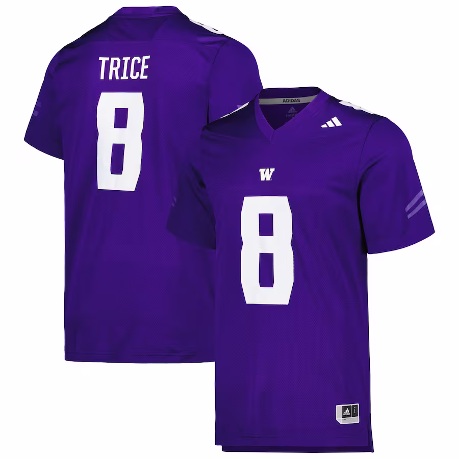 Bralen Trice Washington Huskies adidas Replica Football Jersey - Purple - Puhuasuan