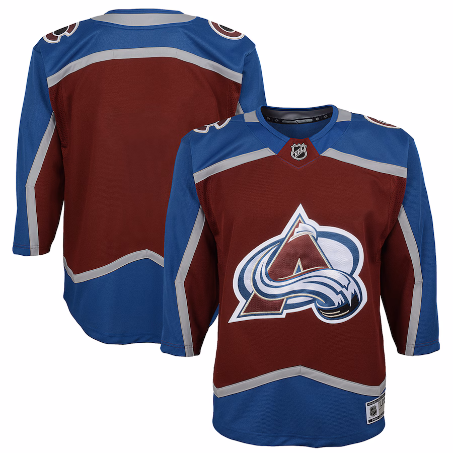 Youth Colorado Avalanche Burgundy Home Premier Jersey - Puhuasuan