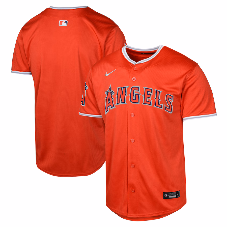 Youth Los Angeles Angels Nike Red Alternate Limited Jersey - Puhuasuan