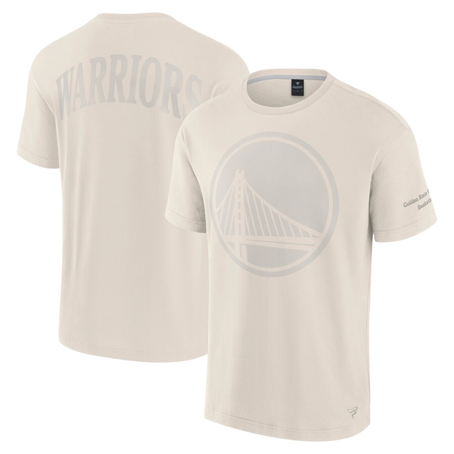 Men's Golden State Warriors Fanatics Cream Elements Iconic T-Shirt - Puhuasuan