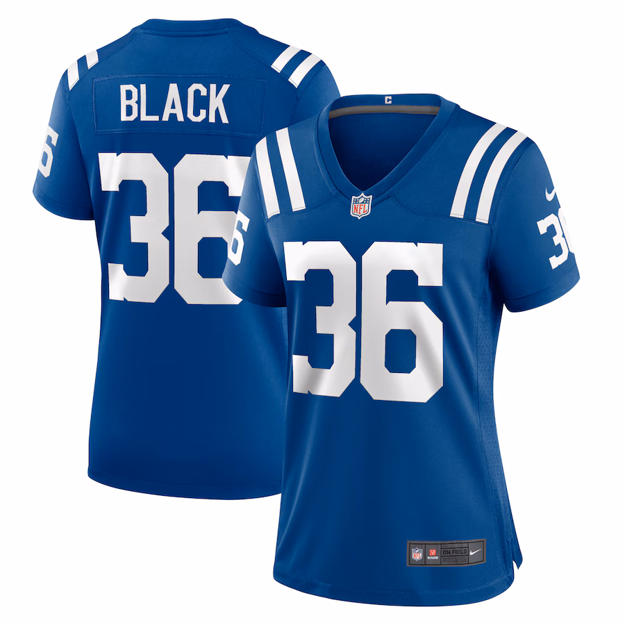 Women's Indianapolis Colts Henry Black Nike  Royal Team Game Jersey - Puhuasuan