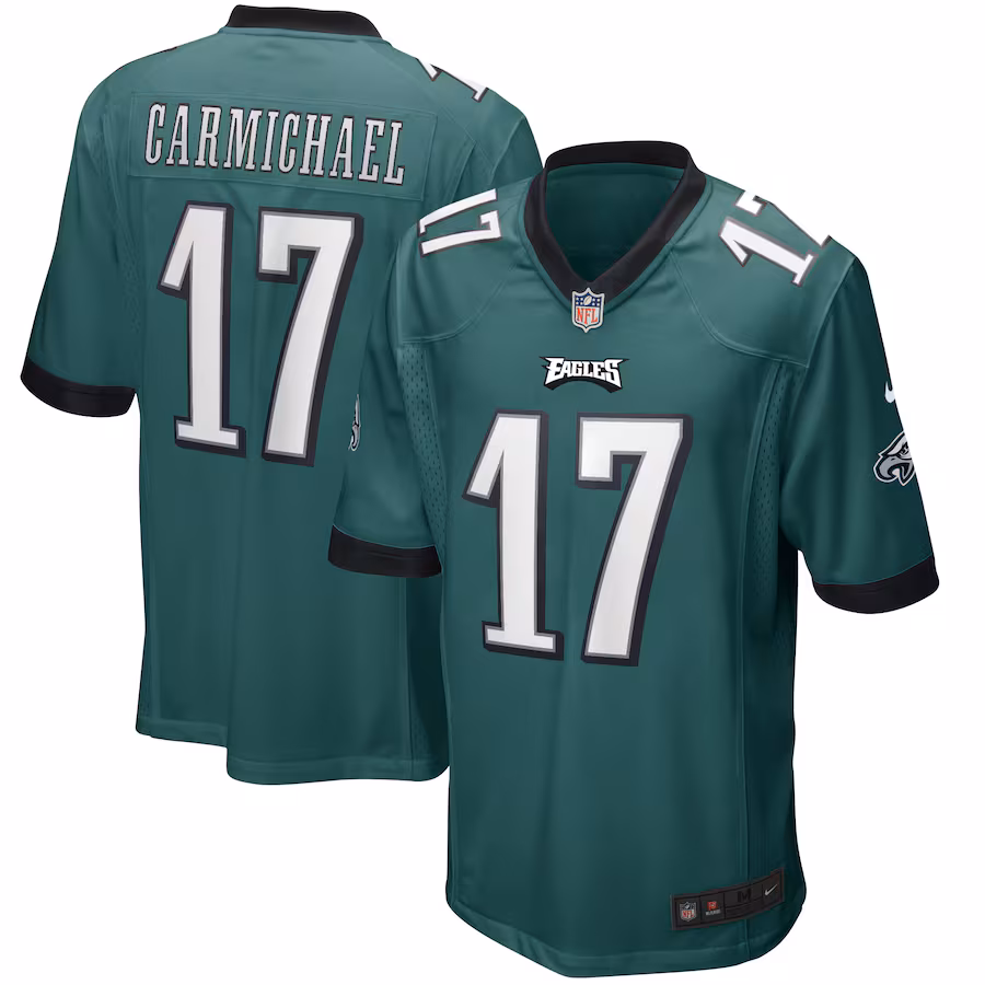 Men's Philadelphia Eagles Harold Carmichael Nike Midnight Green Game Retired Player Jersey - Puhuasuan