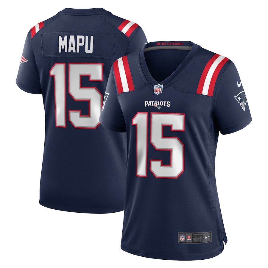 Women's New England Patriots Marte Mapu Nike Navy Game Jersey - Puhuasuan