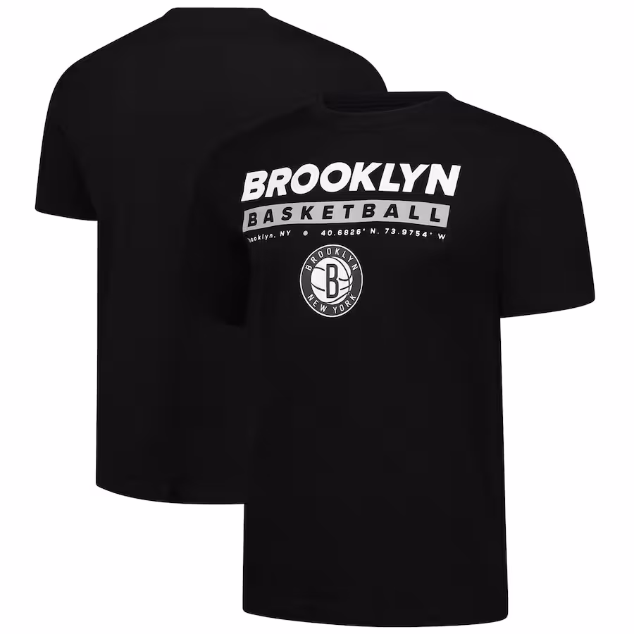 Men's Brooklyn Nets  Fanatics Black Location Just Net T-Shirt - Puhuasuan