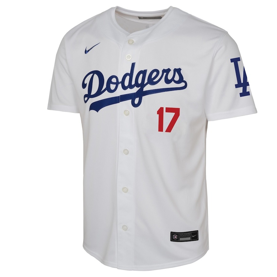 Youth Los Angeles Dodgers Shohei Ohtani Nike White 2024 World Series Champions Limited Player Jersey - Puhuasuan