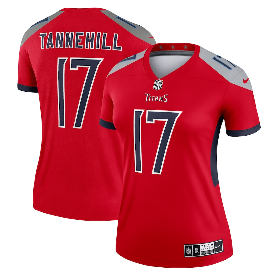 Women's Tennessee Titans Ryan Tannehill Nike Red Inverted Legend Jersey - Puhuasuan