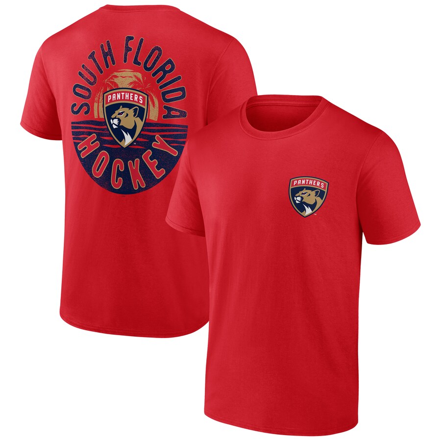 Men's Florida Panthers Red Bring It T-Shirt - Puhuasuan