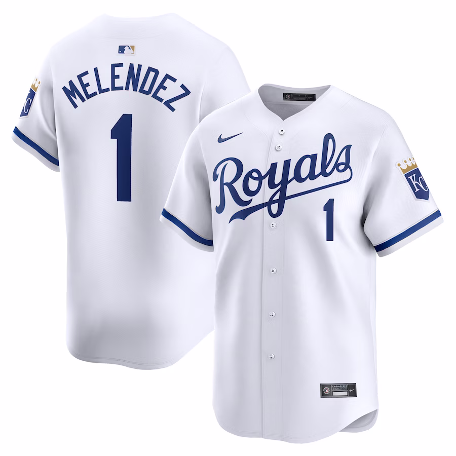 Men's Kansas City Royals MJ Melendez Nike White Home Limited Player Jersey - Puhuasuan