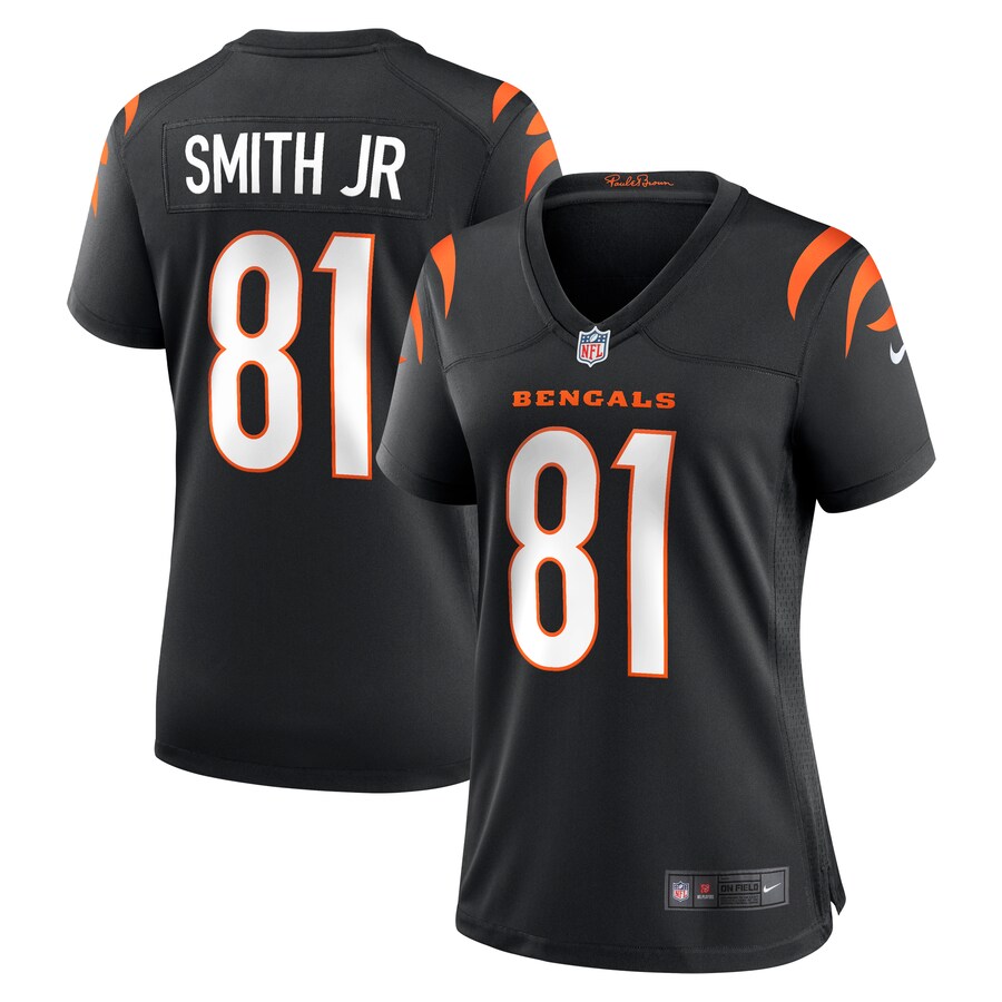 Women's Cincinnati Bengals Irv Smith Jr. Nike Black Game Jersey - Puhuasuan