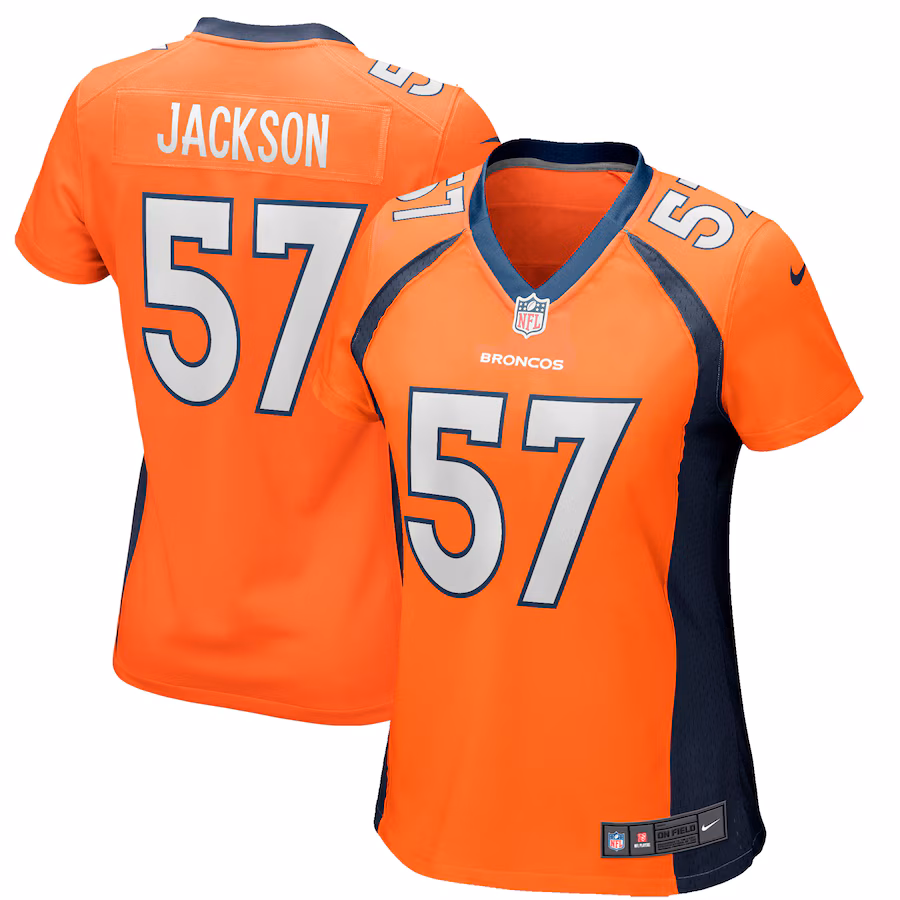 Women's Denver Broncos Tom Jackson Nike Orange Game Retired Player Jersey - Puhuasuan