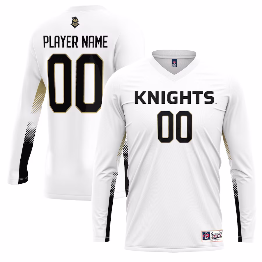 UCF Knights GameDay Greats Unisex NIL Lightweight Volleyball Jersey - White - Puhuasuan