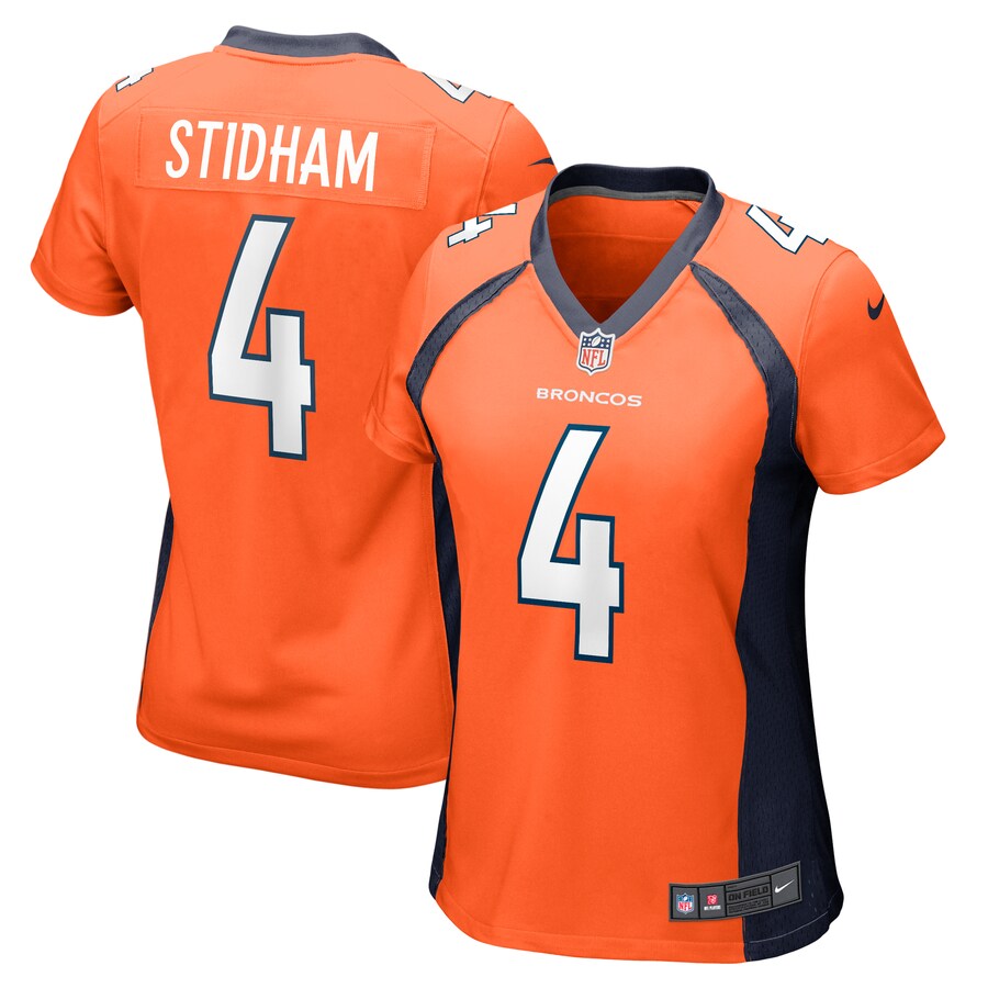 Women's Denver Broncos Jarrett Stidham Nike Orange Game Player Jersey - Puhuasuan