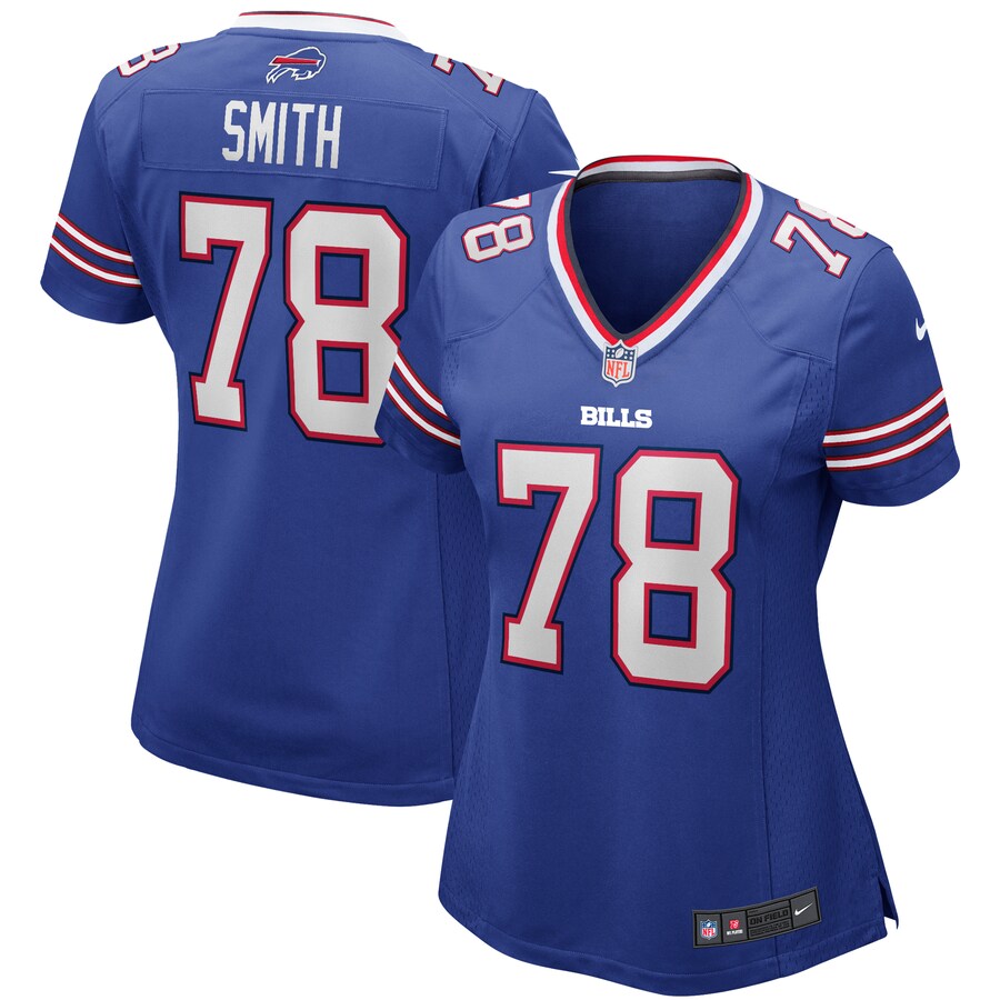 Women's Buffalo Bills Bruce Smith Nike Royal Game Retired Player Jersey - Puhuasuan