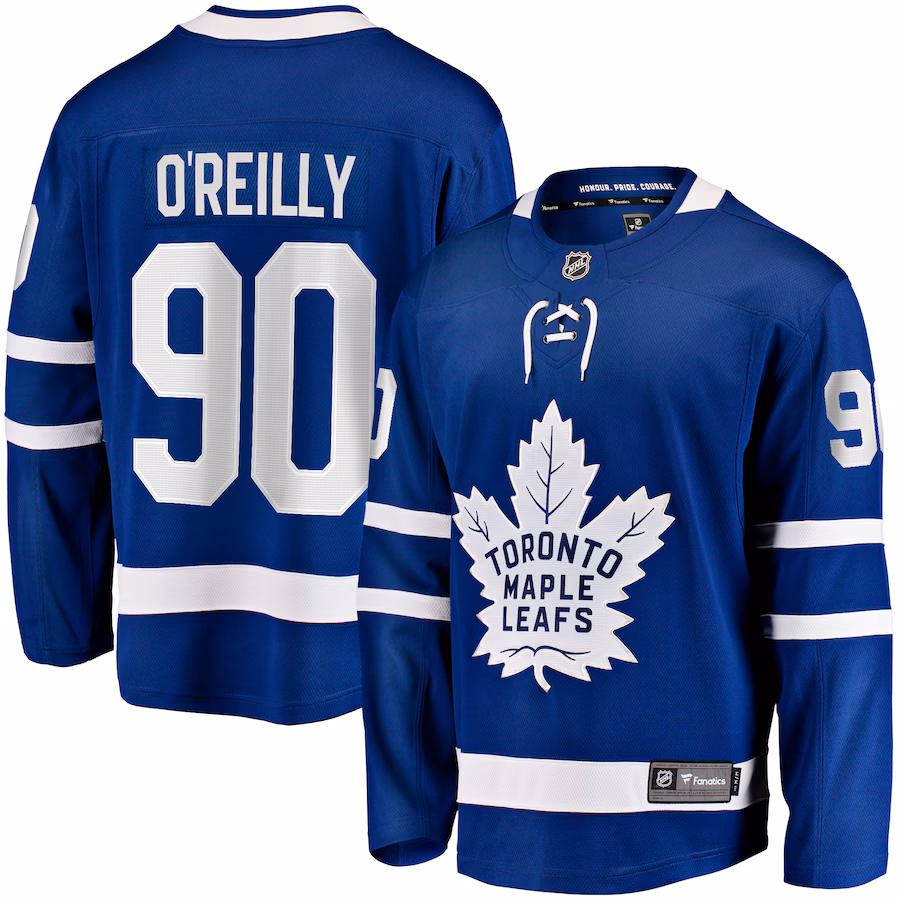 Men's Toronto Maple Leafs Ryan O'Reilly Fanatics Blue Men's FB Premier Breakaway Player Jersey - Puhuasuan