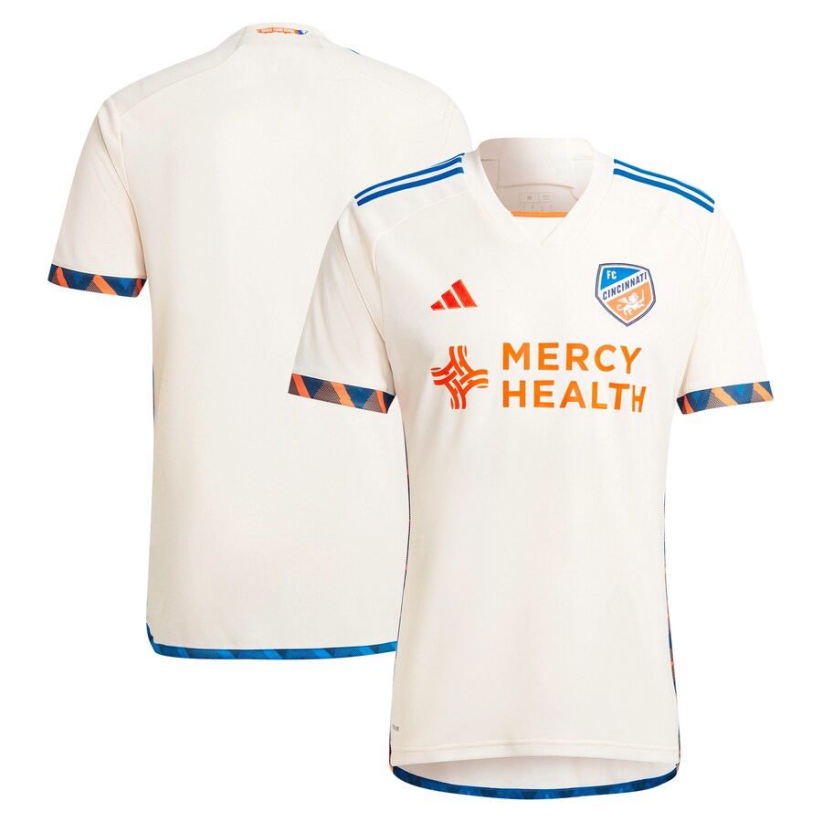Men's FC Cincinnati  adidas White 2024 The Canvas Kit Replica Jersey - Puhuasuan