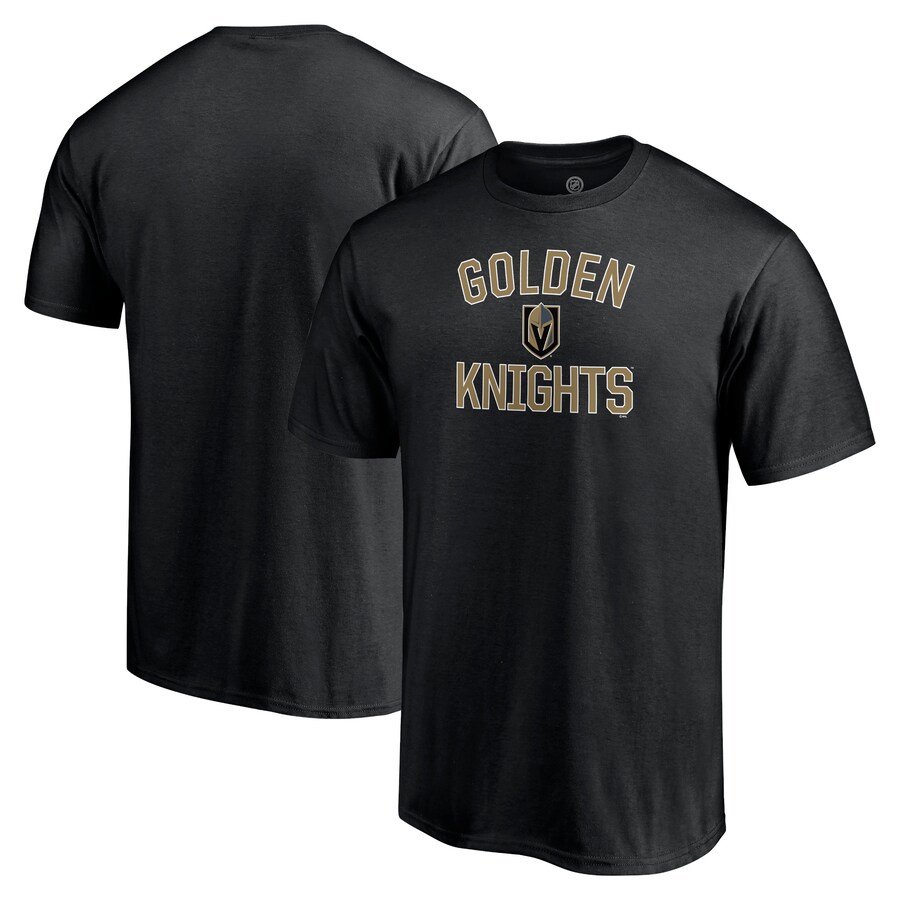 Men's Vegas Golden Knights Black Victory Arch T-Shirt - Puhuasuan