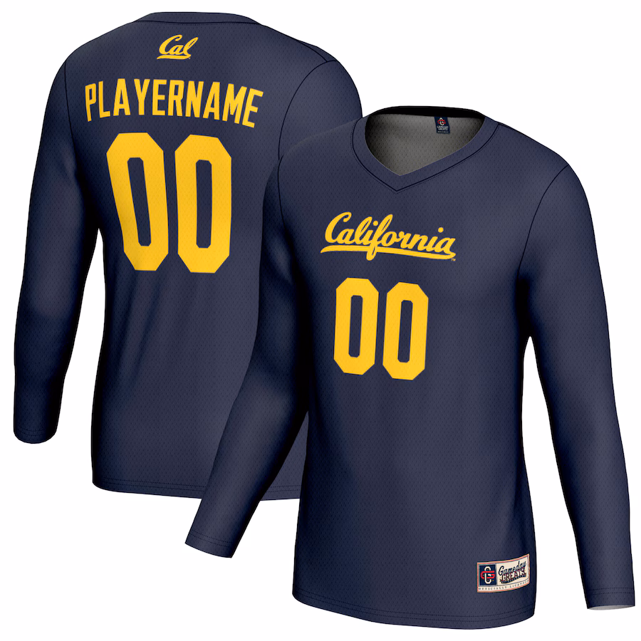 Cal Bears GameDay Greats Youth NIL Pick-A-Player Lightweight Women's Volleyball Jersey - Navy - Puhuasuan