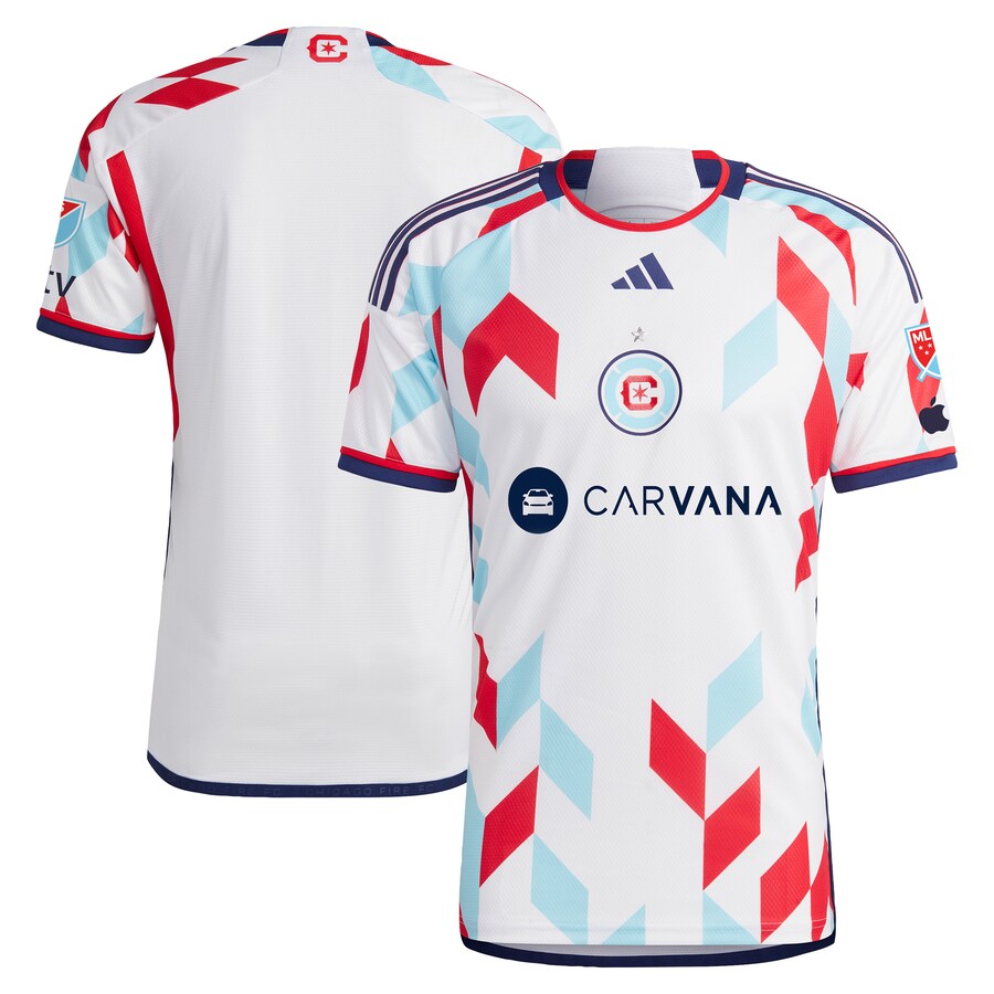 Men's Chicago Fire  adidas White 2024 A Kit For All Authentic Jersey - Puhuasuan