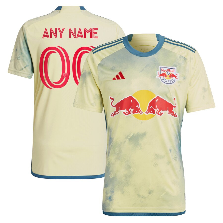 Men's New York Red Bulls adidas Yellow 2023 Daniel Patrick Kit Replica Custom Jersey - Puhuasuan