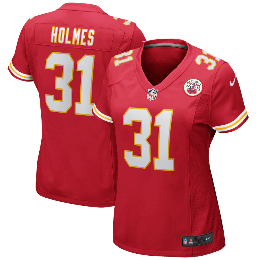 Women's Kansas City Chiefs Priest Holmes Nike Red Game Retired Player Jersey - Puhuasuan
