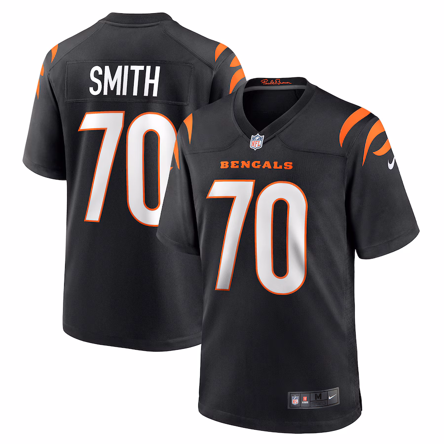 Men's Cincinnati Bengals D'Ante Smith Nike Black Game Jersey - Puhuasuan