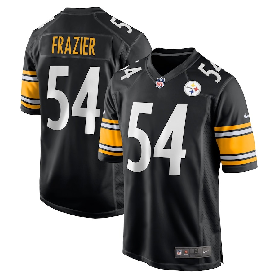 Men's Pittsburgh Steelers Zach Frazier Nike  Black  Game Jersey - Puhuasuan