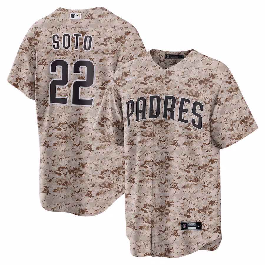 Men's San Diego Padres Juan Soto Nike Camo USMC Alternate Replica Player Jersey - Puhuasuan