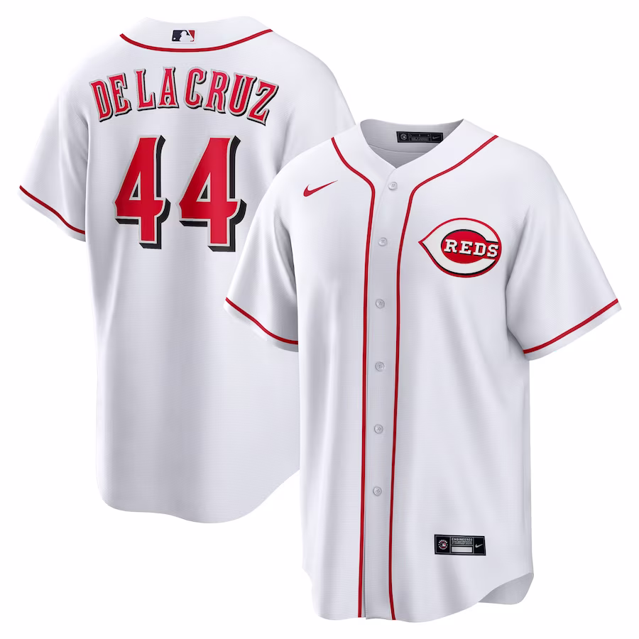 Men's Cincinnati Reds Elly De La Cruz Nike White Home Replica Jersey - Puhuasuan