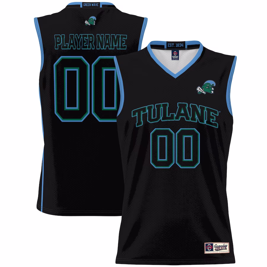 Tulane Green Wave GameDay Greats Youth NIL Pick-A-Player Lightweight Women's Basketball Jersey - Black - Puhuasuan