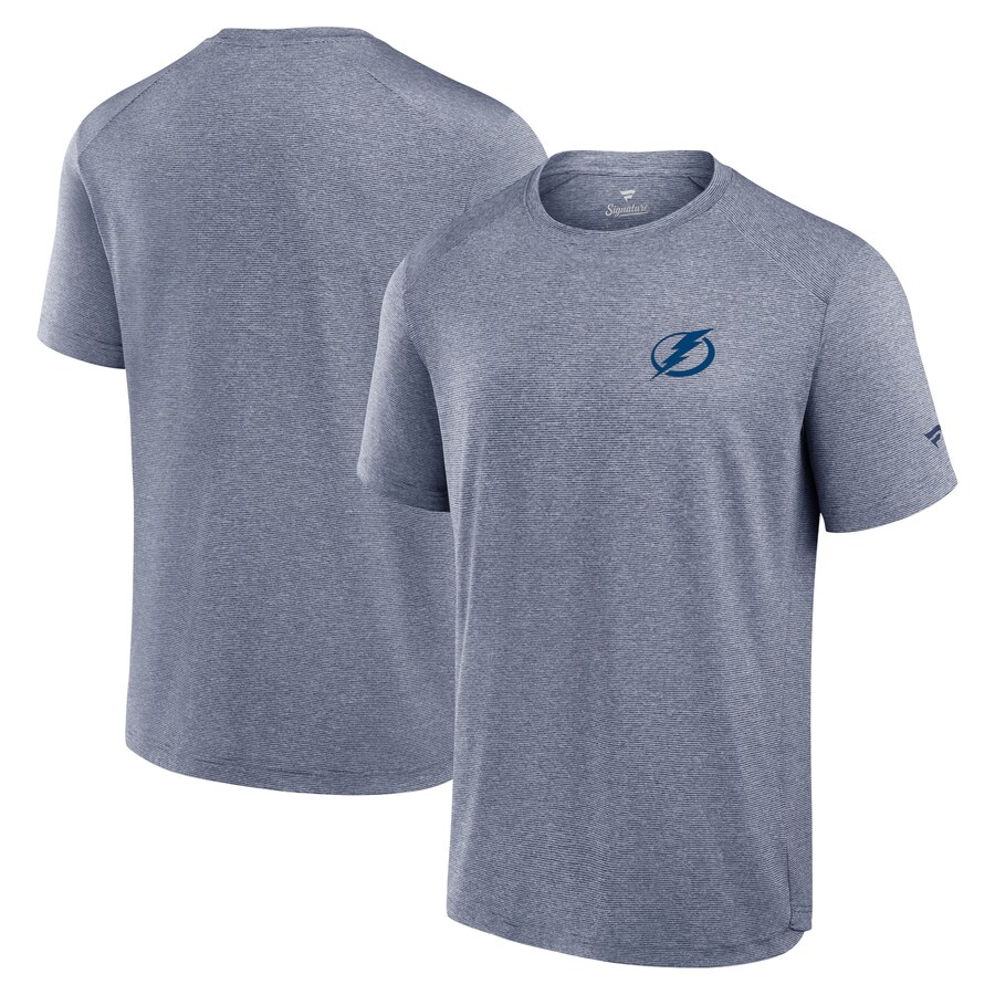Men's Tampa Bay Lightning Fanatics Navy Front Office Tech T-Shirt - Puhuasuan