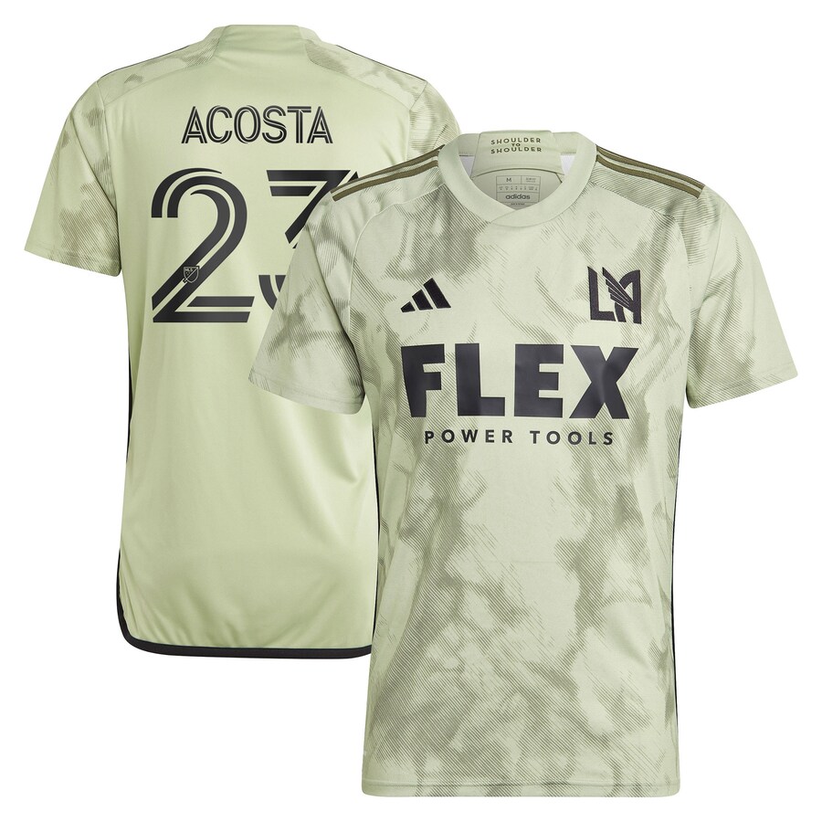 Men's LAFC Kellyn Acosta adidas Green 2023 Smokescreen Replica Player Jersey - Puhuasuan
