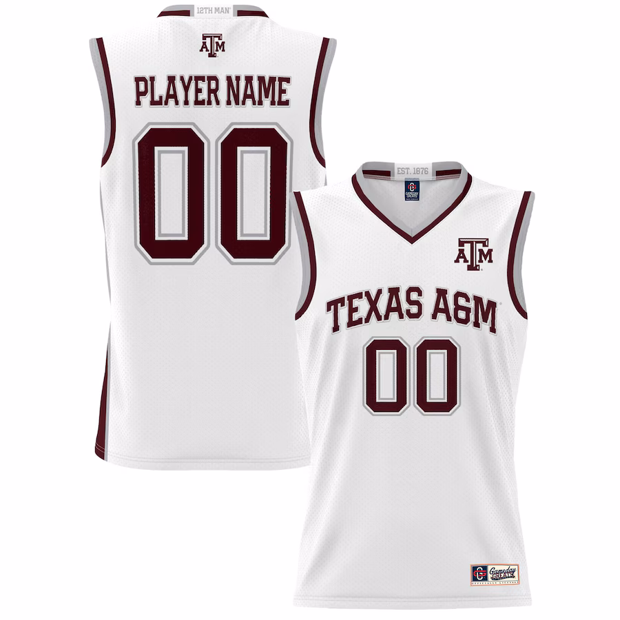 Texas A&M Aggies GameDay Greats Youth NIL Pick-A-Player Lightweight Basketball Jersey - Navy - Puhuasuan