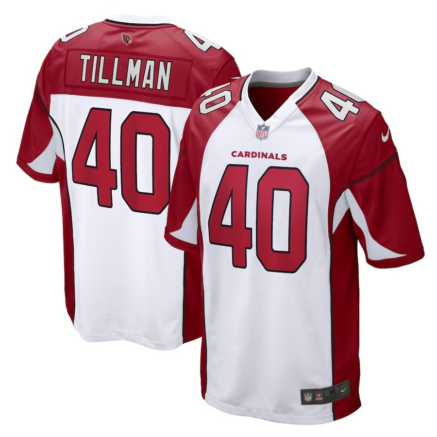 Men's Arizona Cardinals Pat Tillman Nike White Retired Player Game Jersey - Puhuasuan