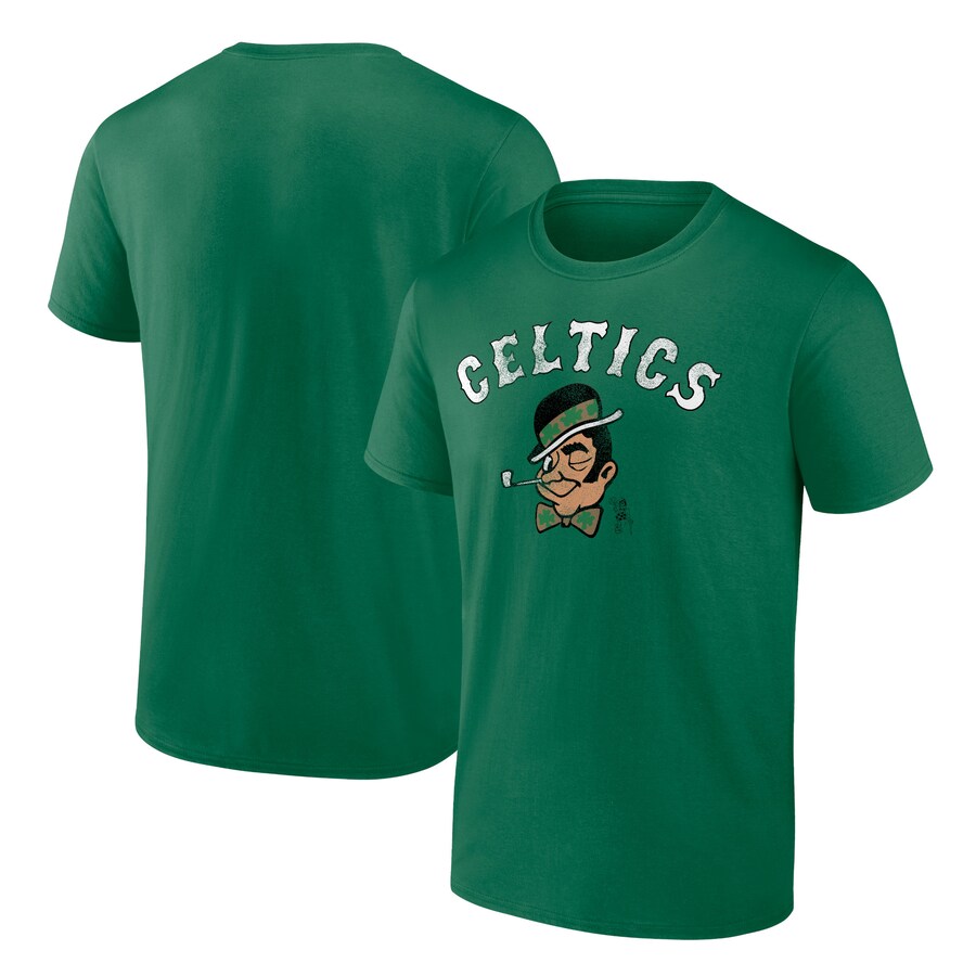 Men's Boston Celtics Kelly Green Push Ahead T-Shirt - Puhuasuan